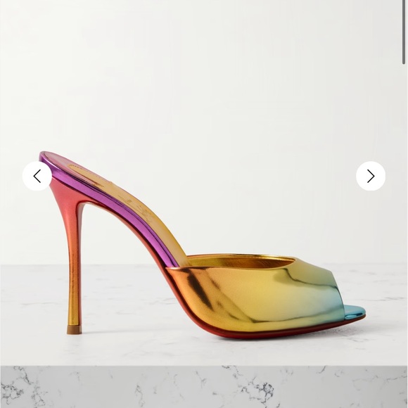 Christian Louboutin Rainbow Heels - Picture 1 of 6